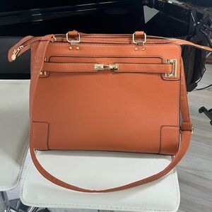 Fashion Pet Carrier Purse Soft-Sided Leather Handbag TSA Airline Approved
